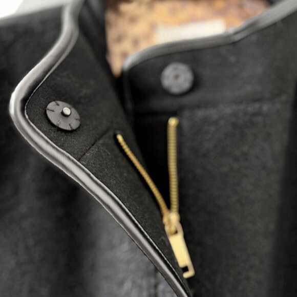 Nine West black wool blend coat - Picture 5 of 9